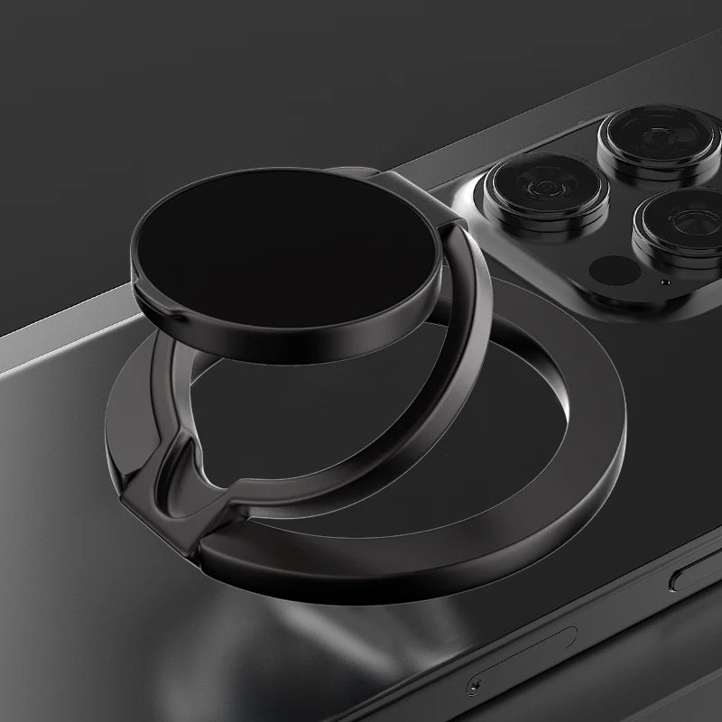 MagSafe Double Sided Magnetic Phone Ring Holder Portable Folding Cellphone Stand Accessory Grip Bracket Support Universal