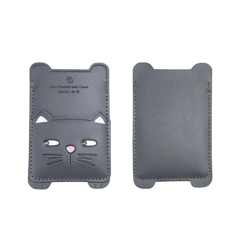 Premium Multi-Style Magnetic Wallet Phone Case + Ultra-Thin Clear Silicone Cover + Cartoon Credit Card Holder (Compatible with iPhone 17 / 16 / 15 / 14 / 13 / 12 / 11 Series)