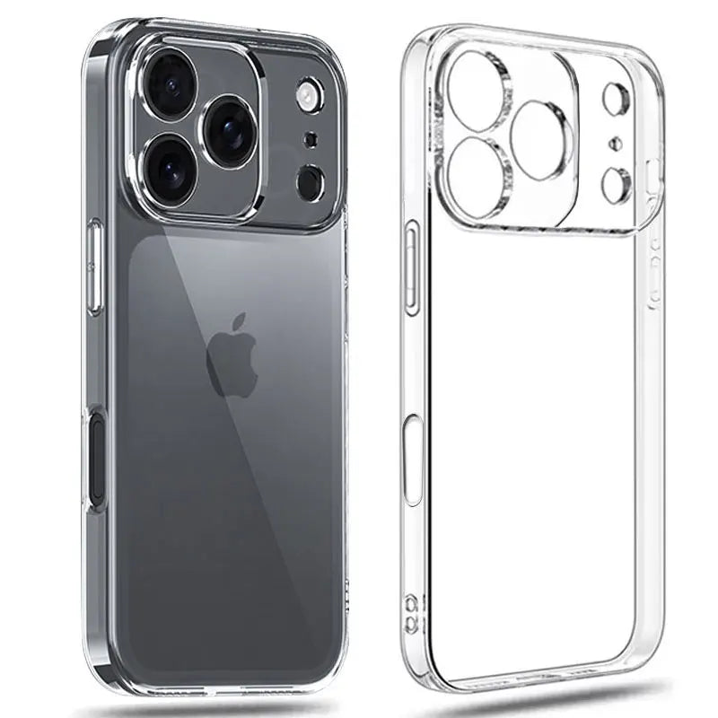 Ultra-Thin Clear Silicone Phone Case for iPhone 17 / 16 / 15 / 14 / 13 / 12 / 11 / X / XR / XS Max / 7 / 8 / SE – Soft Transparent Protective Cover