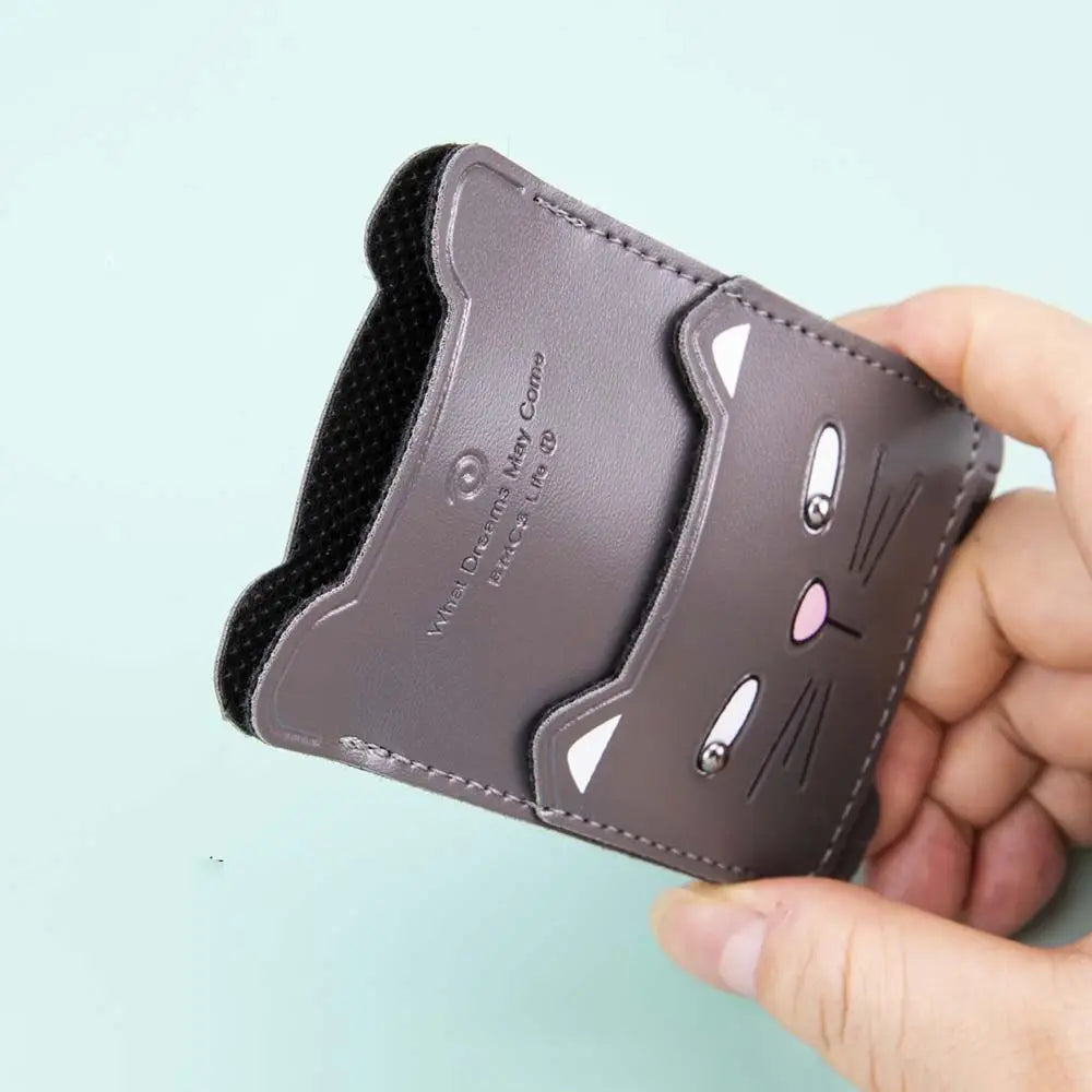 Premium Multi-Style Magnetic Wallet Phone Case + Ultra-Thin Clear Silicone Cover + Cartoon Credit Card Holder (Compatible with iPhone 17 / 16 / 15 / 14 / 13 / 12 / 11 Series)