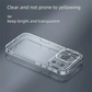 Ultra-Thin Clear Silicone Phone Case for iPhone 17 / 16 / 15 / 14 / 13 / 12 / 11 / X / XR / XS Max / 7 / 8 / SE – Soft Transparent Protective Cover