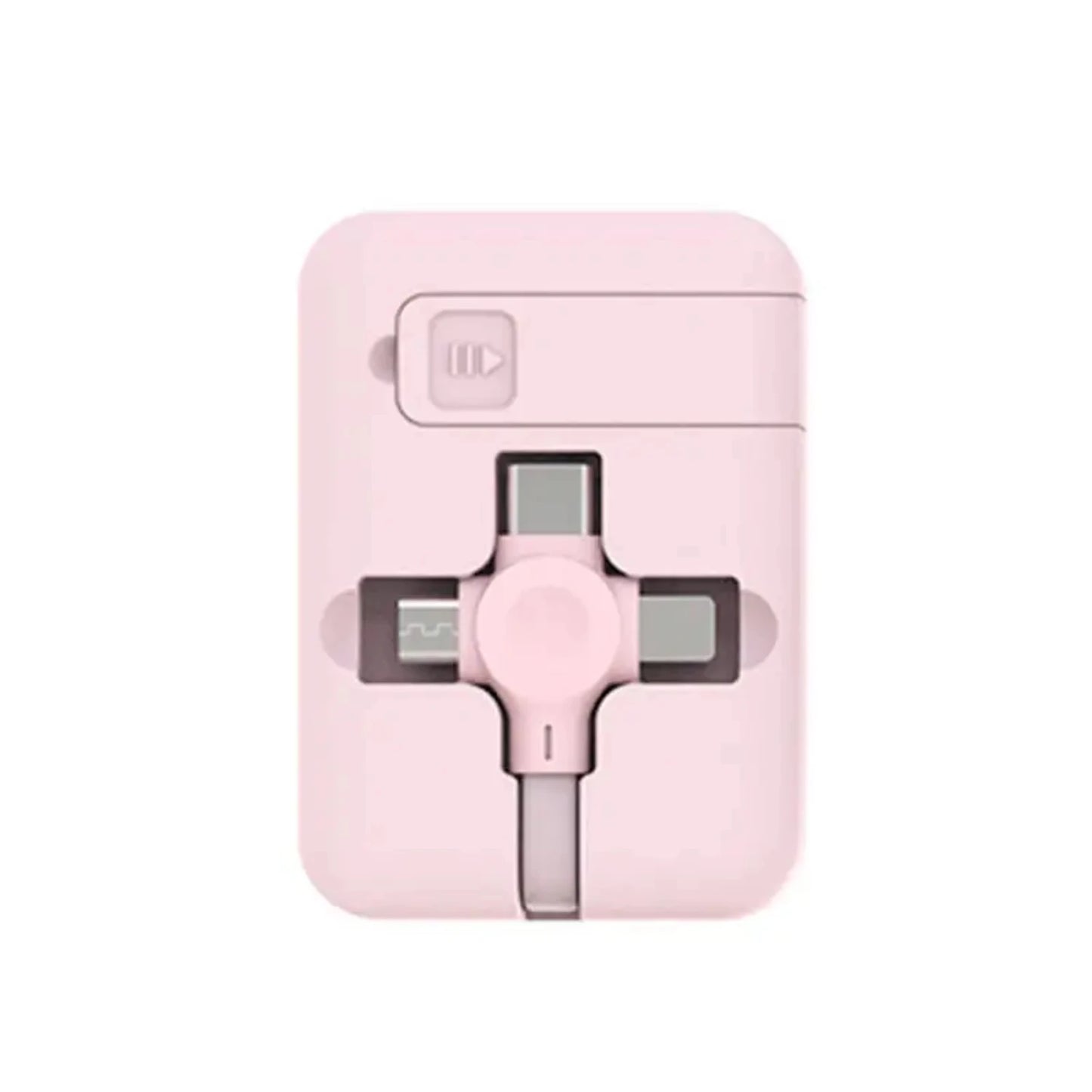 3-in-1 Flexible Retractable USB Cable for iPhone, Samsung, Android - Fast and Convenient Charging, Adjustable Length from 40cm/1