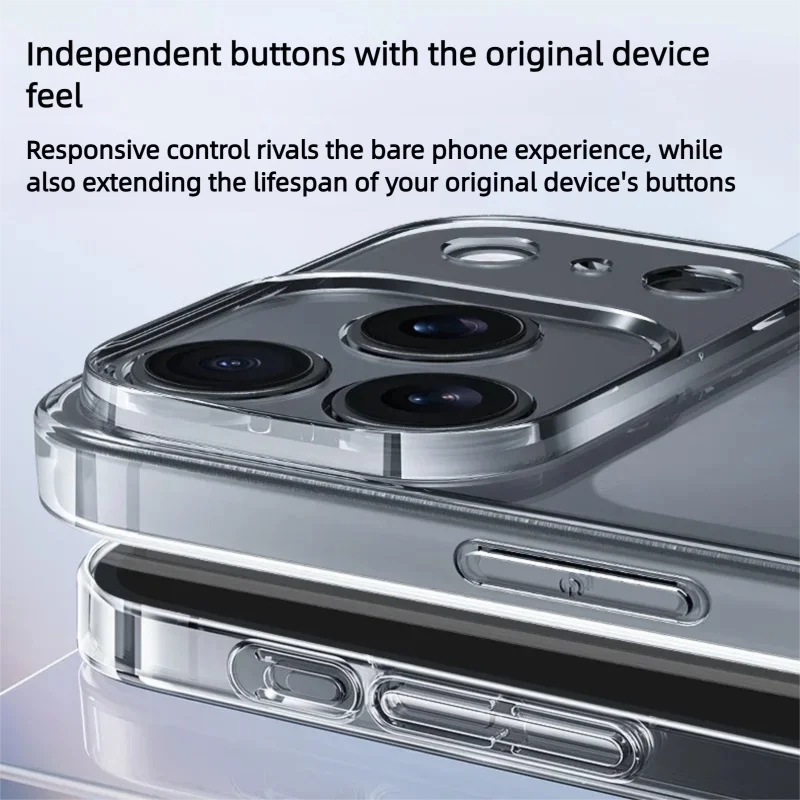 Ultra-Thin Clear Silicone Phone Case for iPhone 17 / 16 / 15 / 14 / 13 / 12 / 11 / X / XR / XS Max / 7 / 8 / SE – Soft Transparent Protective Cover