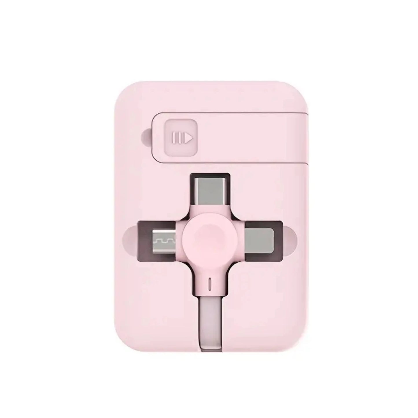 3-in-1 Flexible Retractable USB Cable for iPhone, Samsung, Android - Fast and Convenient Charging, Adjustable Length from 40cm/1