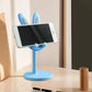 Adjustable Rabbit Cell Phone Stand Tablet Stand Holder Dock for iPad/All Phones,Cute Bunny Phone Stand for Desk Angle Height